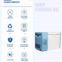 -60℃ 便攜式車(chē)載冰箱 20L 12v/24v直流電移動(dòng)冰箱